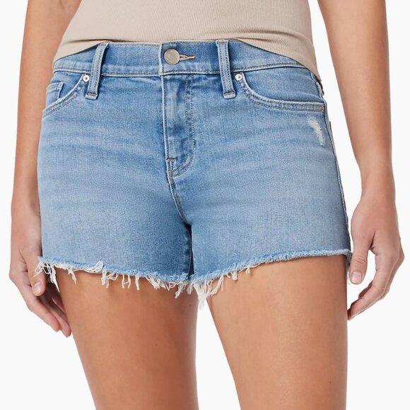 HUDSON GEMMA NWOT CUT OFF JEAN SHORTS SZ 26 - Picture 2 of 6